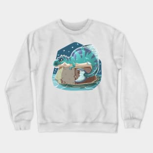 Tyrannosaurus mermaid Crewneck Sweatshirt